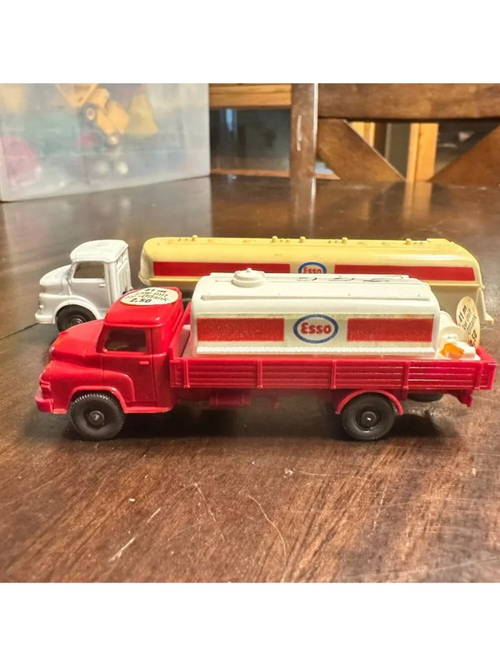 Wiking Germany Plastic Die Cast Model Lot Esso Tankers
